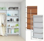 e'walls 連結用つっぱり間仕切り シェルフ 88cm幅 e'walls 連結用つっぱり間仕切り シェルフ 88cm幅