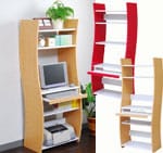 4WAYおしゃれなパソコンデスク 縦横自在スリムでコンパクト 4WAYおしゃれなパソコンデスク 縦横自在スリムでコンパクト