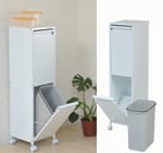 インテリアダストボックス 15Lペール付 2分別 日本製完成品 インテリアダストボックス 15Lペール付 2分別 日本製完成品